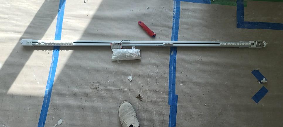 꼼꼼한 작업을 위해 세팅된 공사 현장
