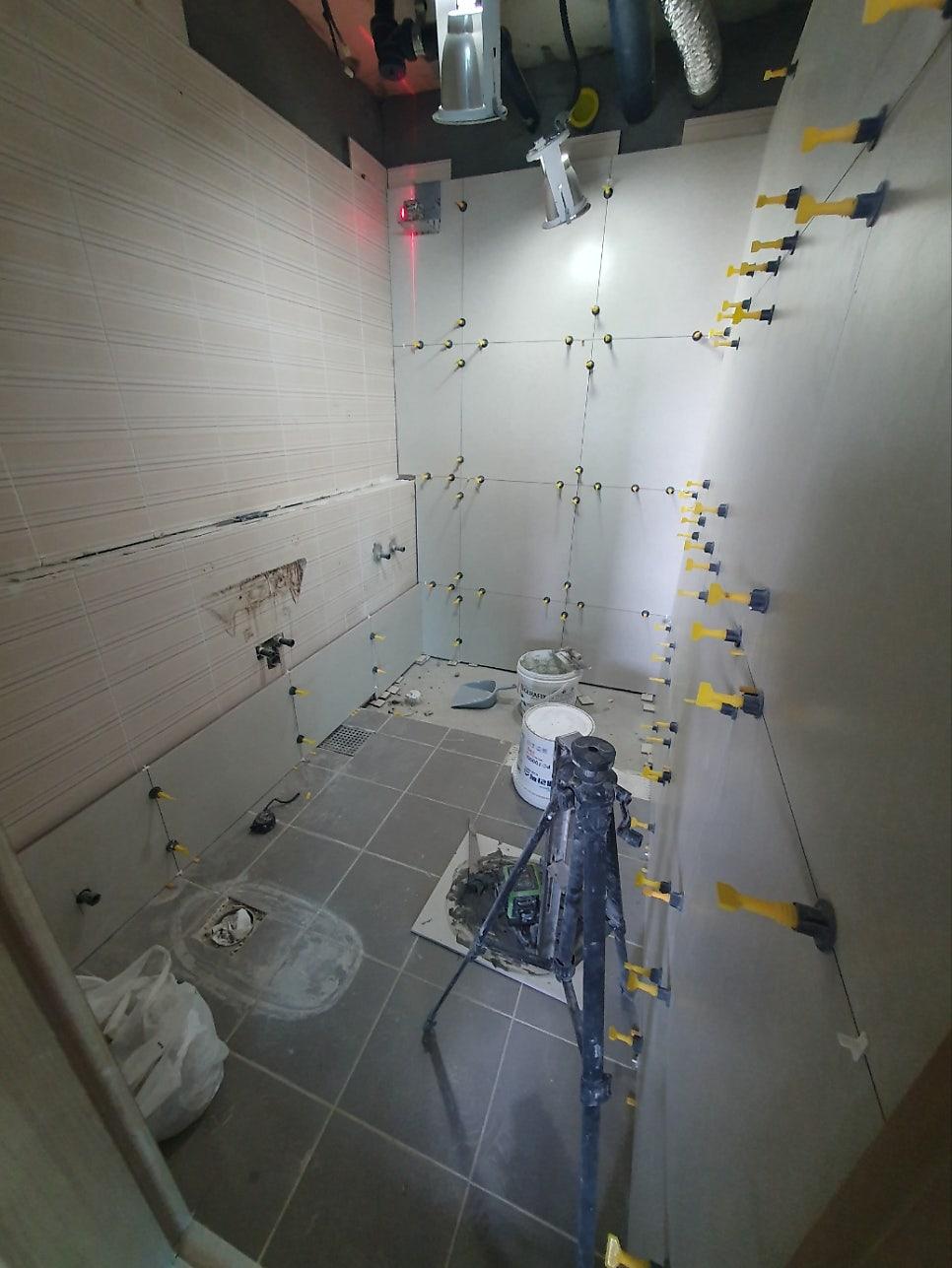 수평을 맞추며 차근차근 쌓아가는 과정