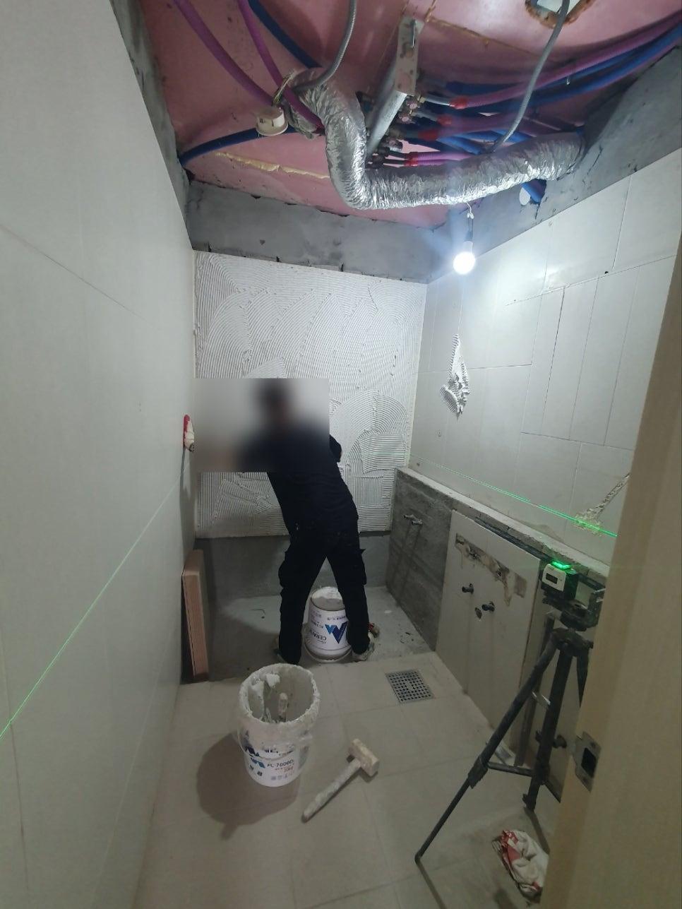 세밀한 마감을 위해 사용되는 시공 수공구들