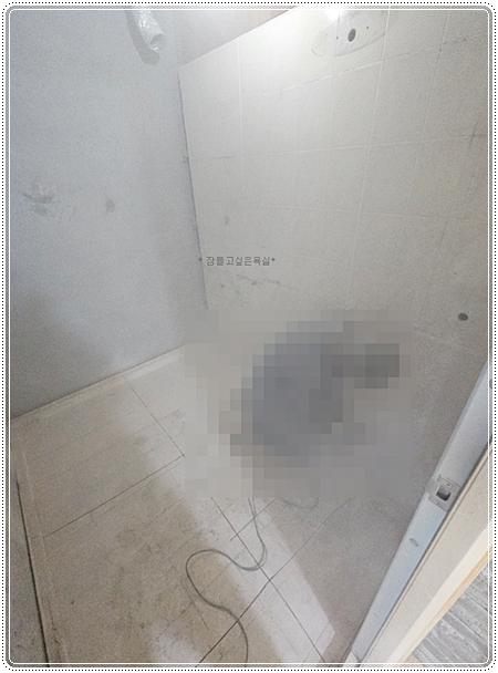 매립등과 환풍기가 설치된 천장 근접컷