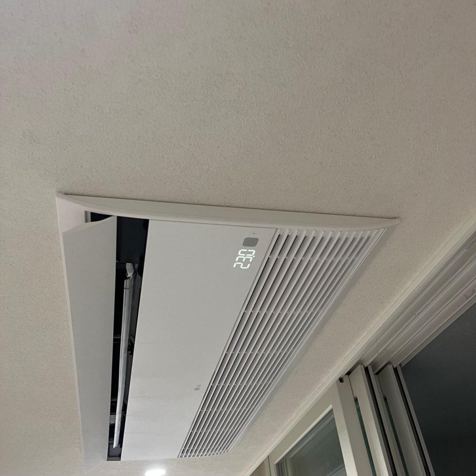22℃가 표시된 디스플레이와 내부 배선 구조