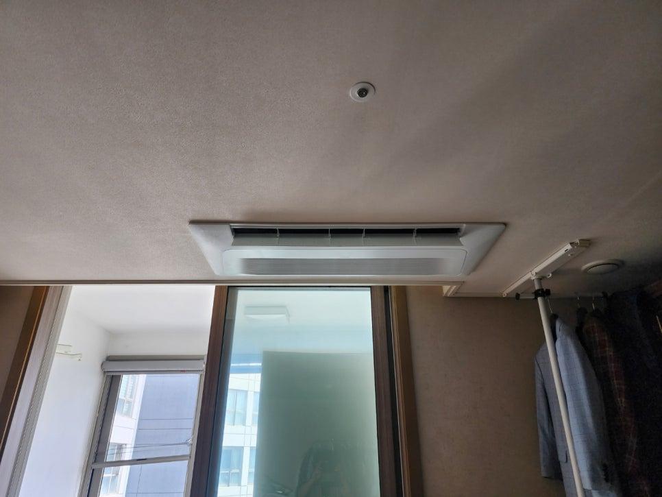 벽면과 바닥 표면의 현재 상태