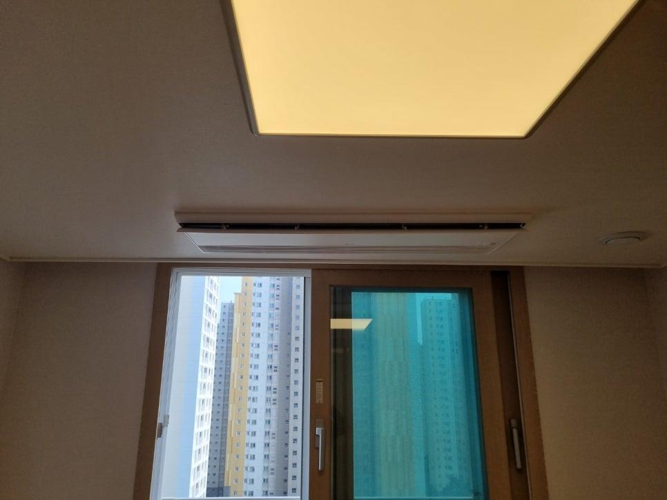 창 레일과 프레임의 표면 상태
