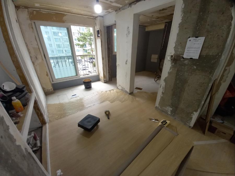마루 시공을 위한 전용 도구들