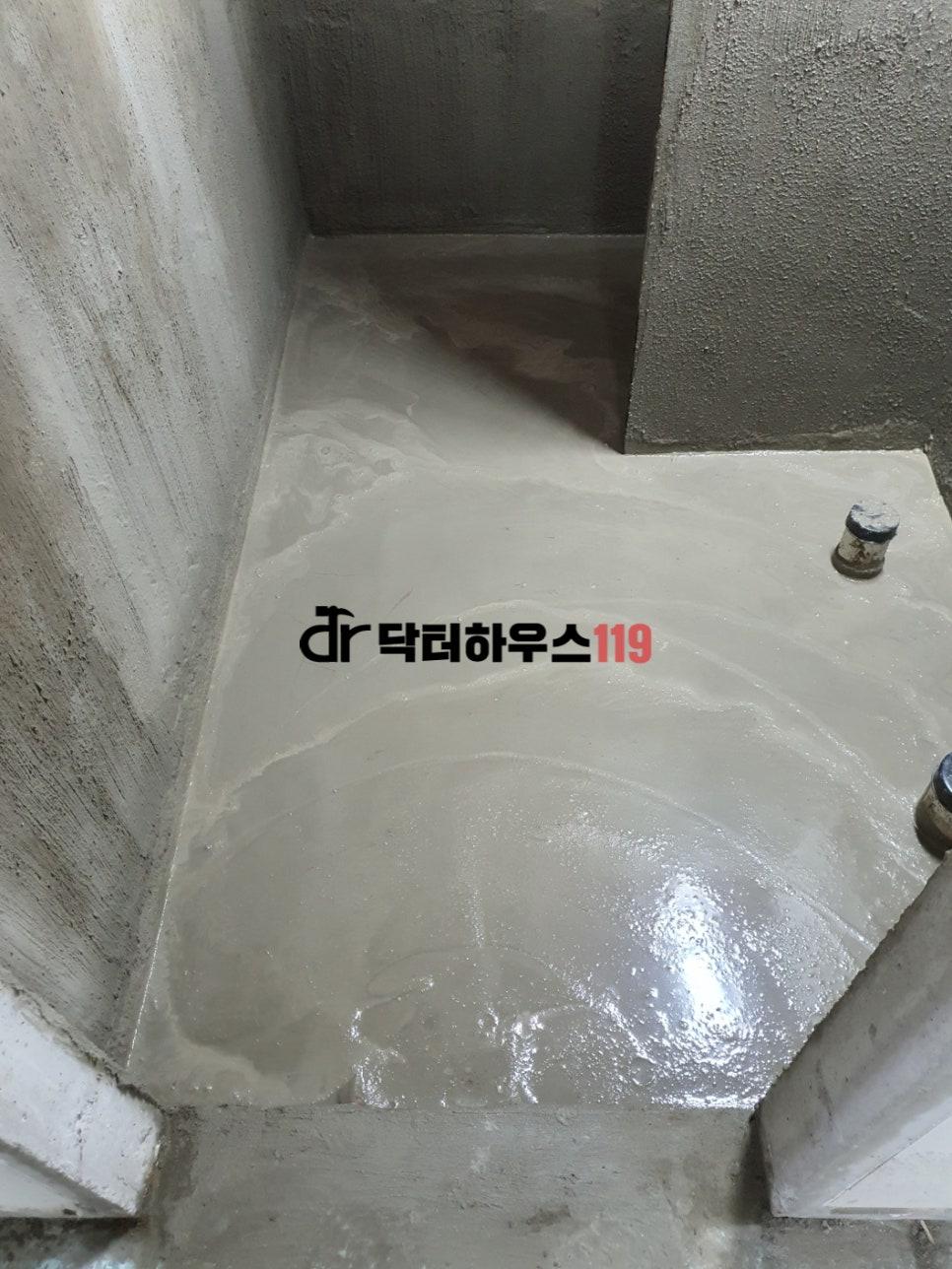 칼각으로 마무리된 젠다이 미장 상태