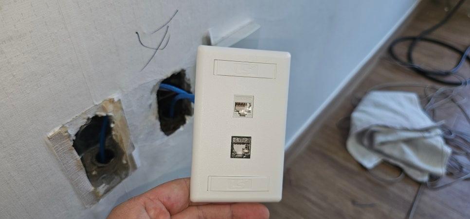 준비한 키스톤잭을 이용한 최종 마감