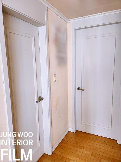 바닥면 정리 및 보양 상태