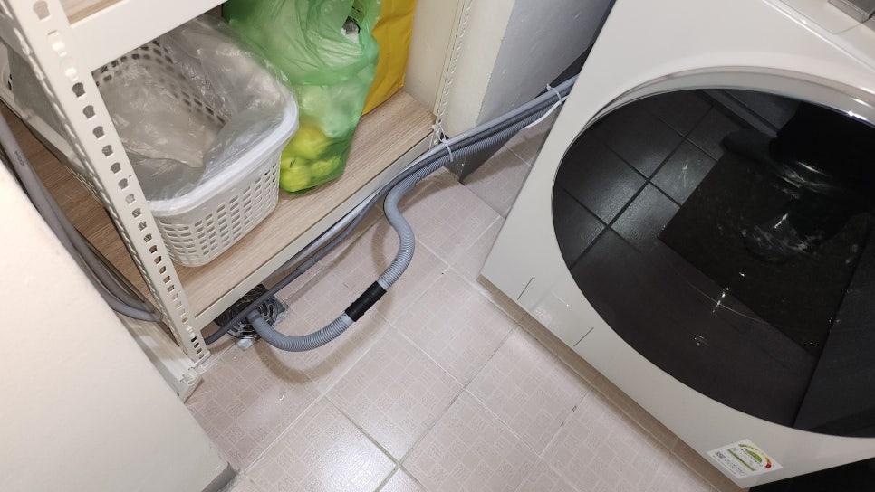 꼼꼼하게 마감된 배수구 상태