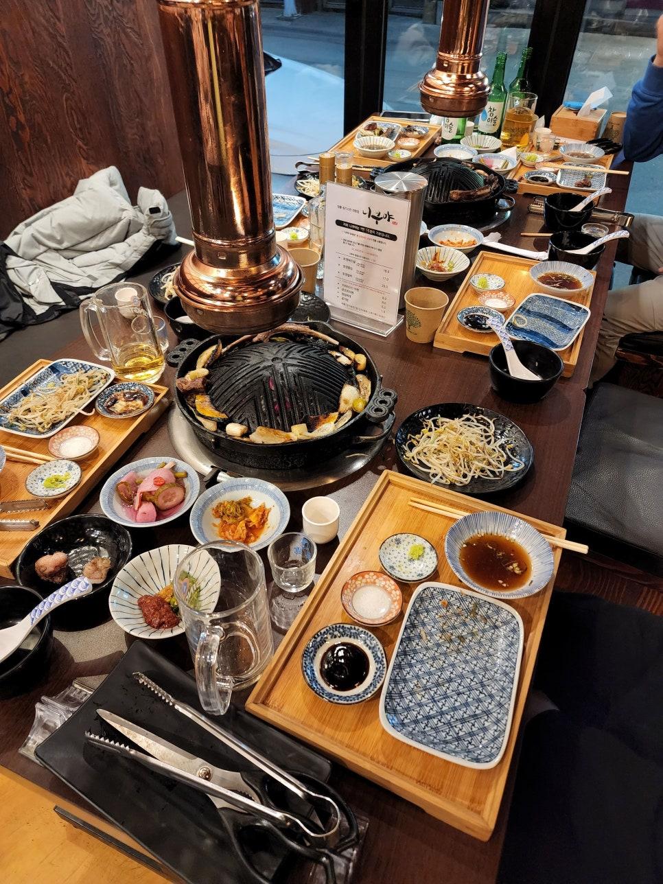시공 완료 후 함께 나눈 즐거운 식사 시간
