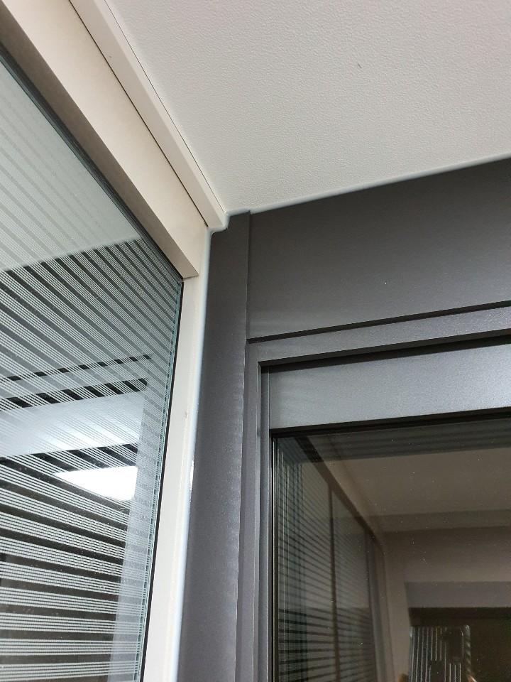 프레임 상단 접합부 조정 과정