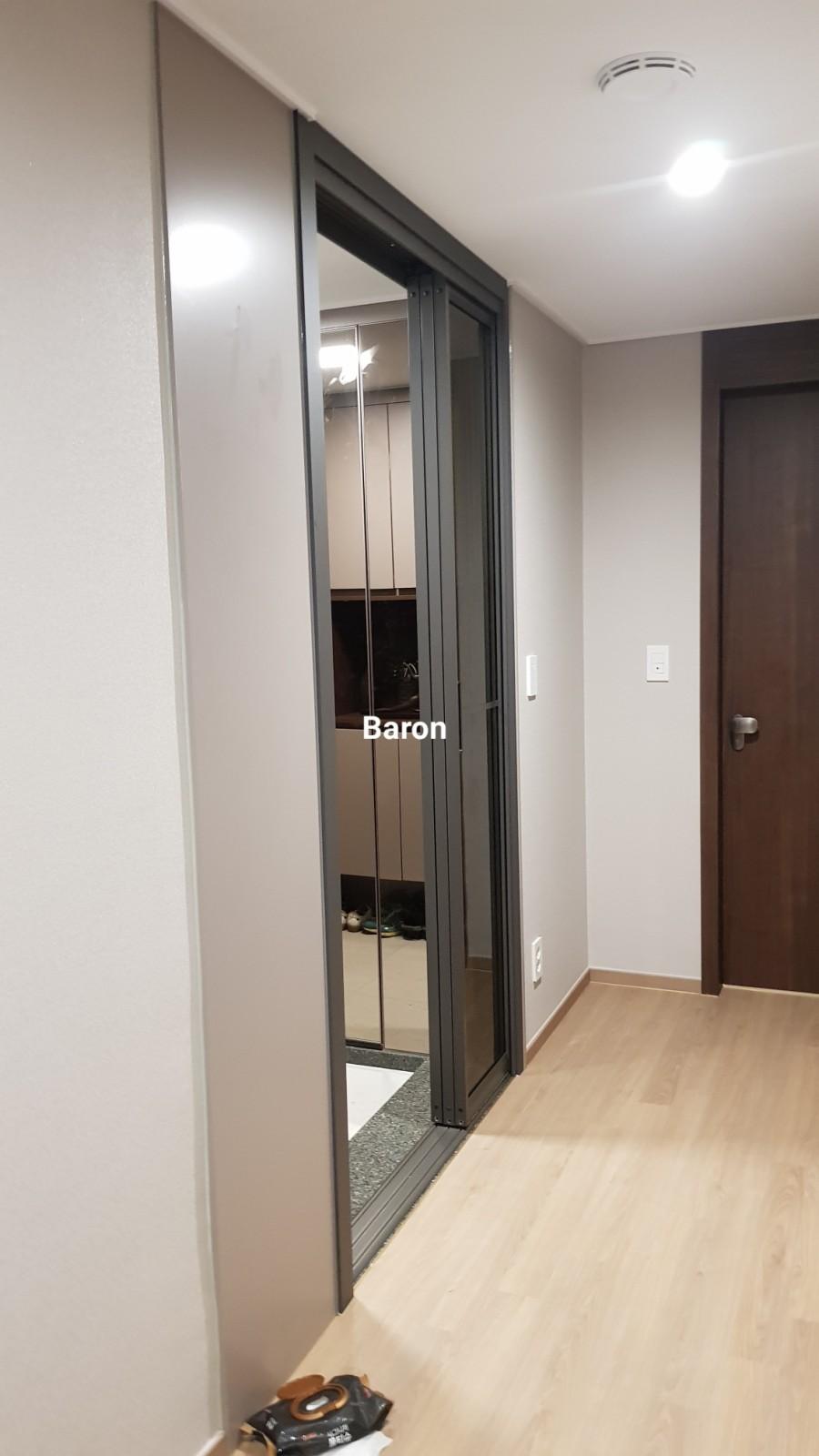 레일 설치 후 구동 확인 단계
