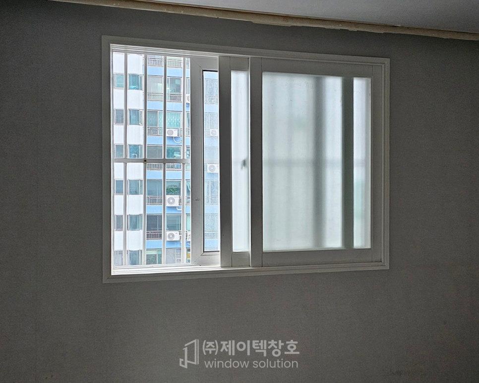 단열 성능을 높인 안방 발코니창 시공 완료