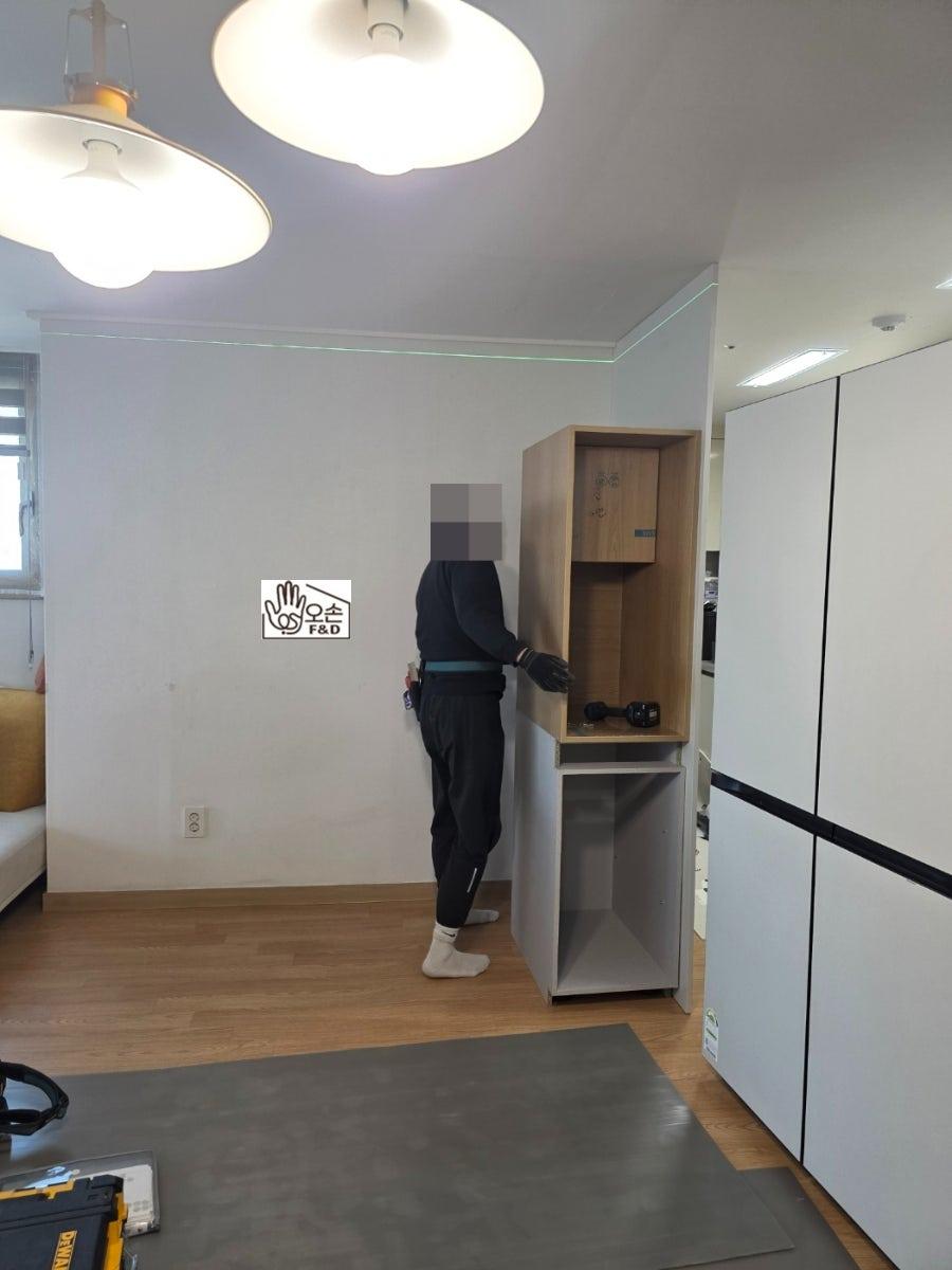 새로운 가구가 들어서기 전 설레는 시공 현장