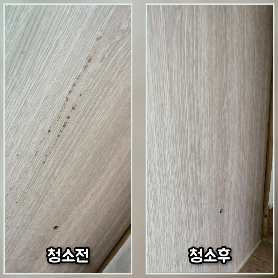 먼지와 흠집이 정돈된 목재 표면