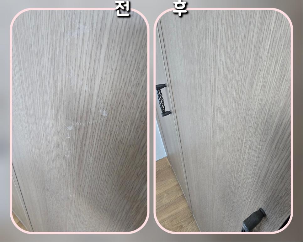 흰색 얼룩이 제거된 회색 목재 질감 수납장