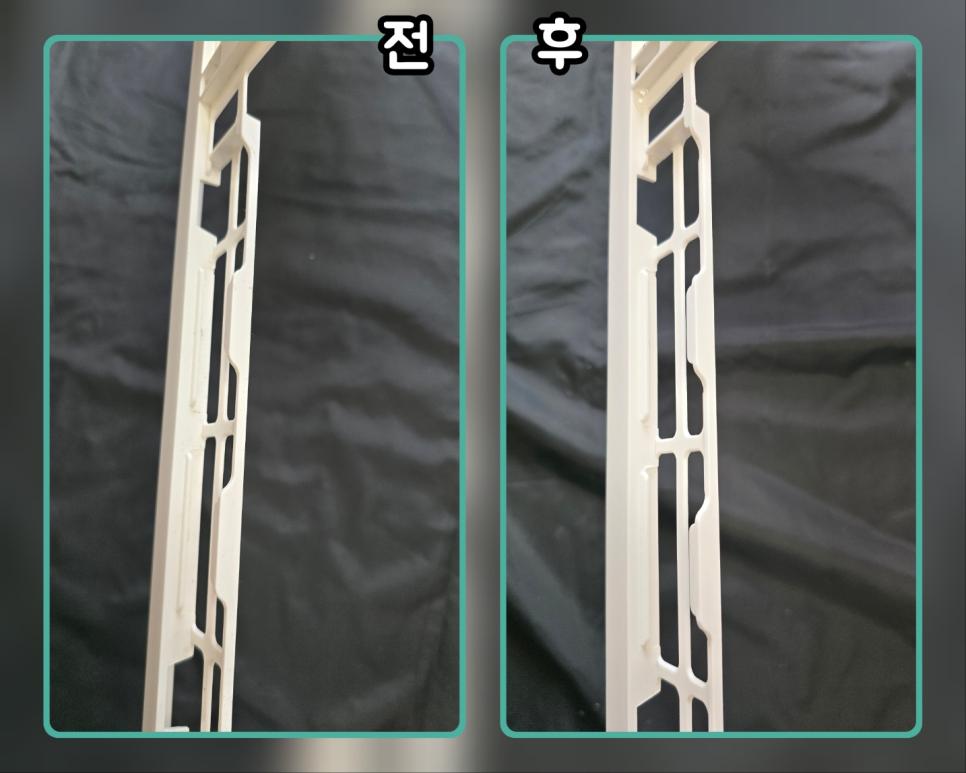 모든 부품이 새것처럼 깨끗해진 모습이에요