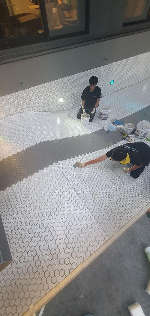 빈틈없는 시공을 위해 집중하는 현장