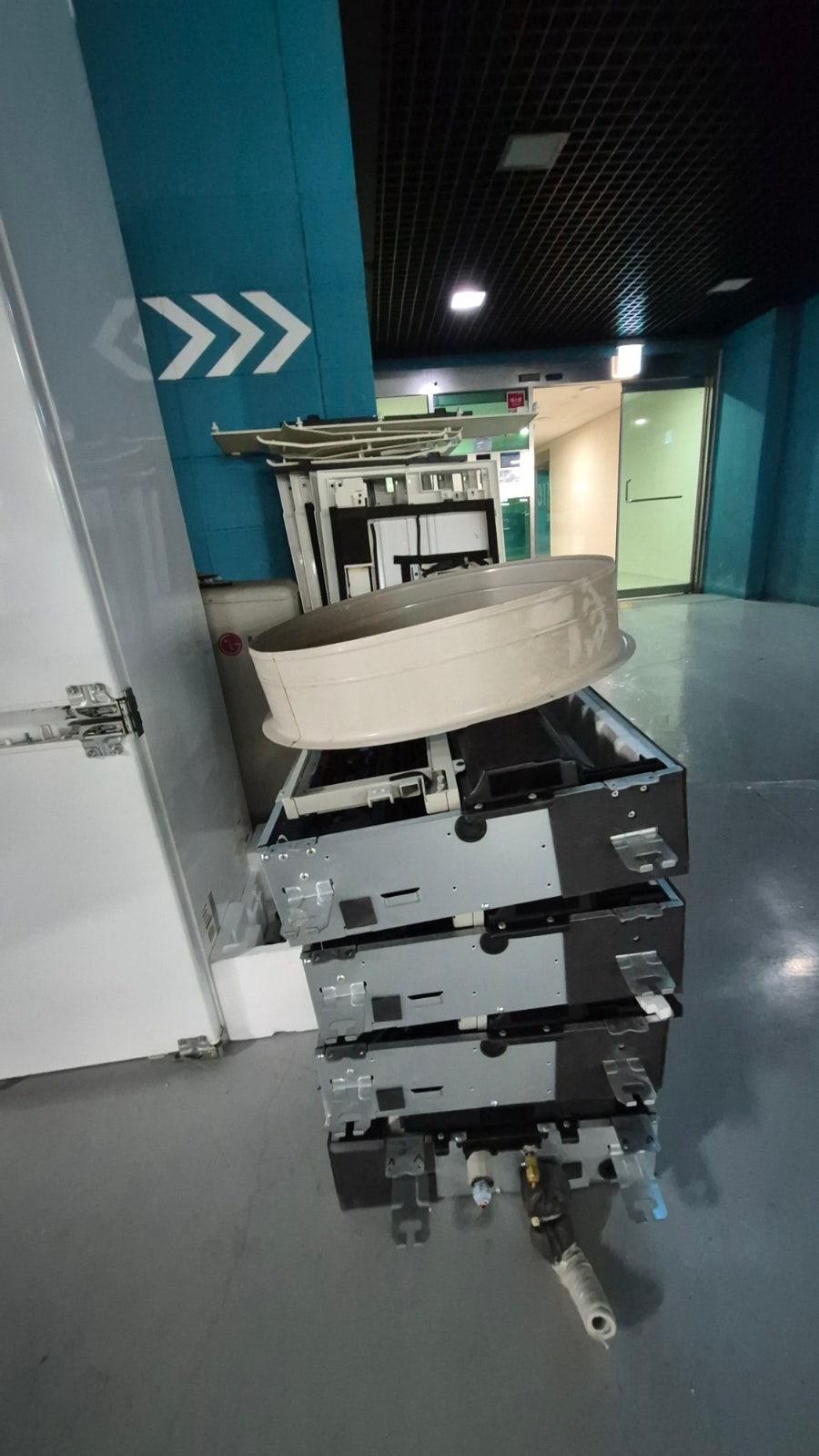 고압 질소를 이용한 전문 배관 세척 장비