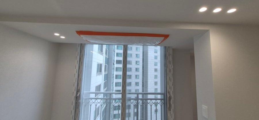 대용량 실외기 설치 및 배관 연결 작업