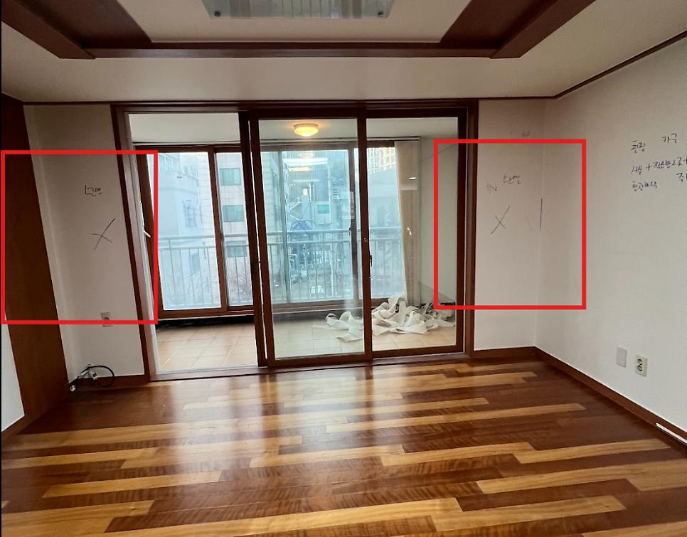 확장 부위의 결로를 막기 위해 꼼꼼히 살피는 현장