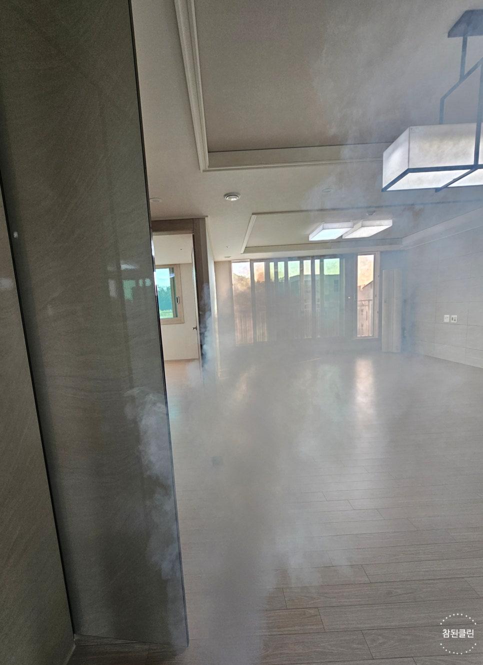 피톤치드 연무로 마무리하는 상쾌한 실내 공간