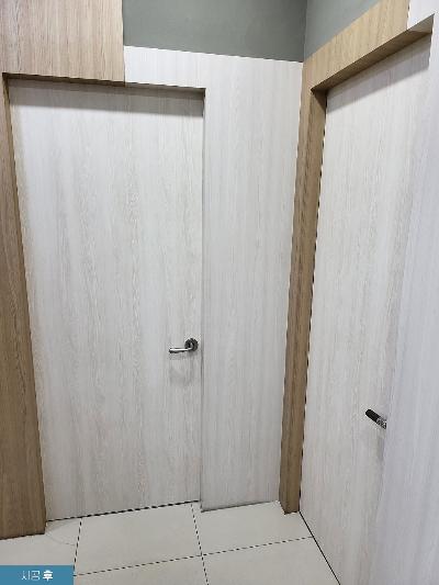 들뜬 시트지를 걷어내고 삼성필름 SF1110 방염 시트로 바꾼 진료실 문 10개 | 양주 덕정동 병원