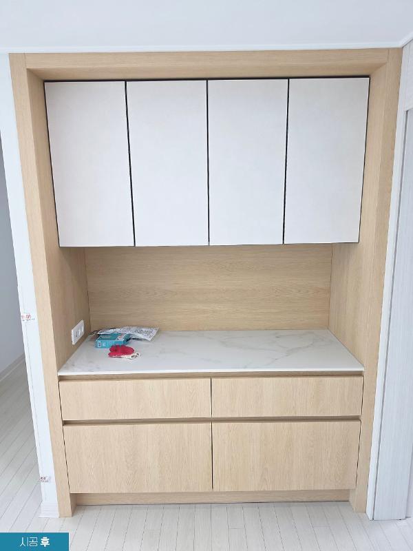 화이트 필름 인테리어 시공 사진 · 영림 루카화이트