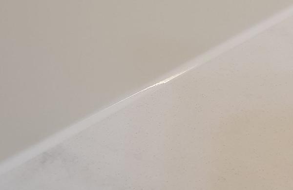 화이트 탄성코트 인테리어 시공 사진 · 진주화이트 펄