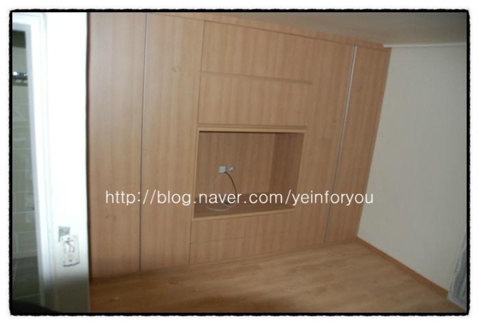 거실 겸 방을 붙박이장과 TV장으로 재구성한 집 | 하계동 청솔