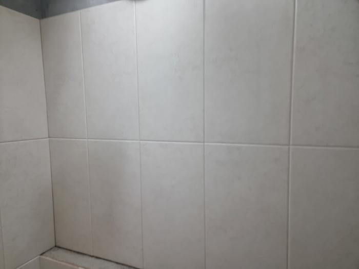 타일 본드와 평탄클립 제거 후 진행한 무메지 케라폭시 시공 | 광교 해모로 아파트