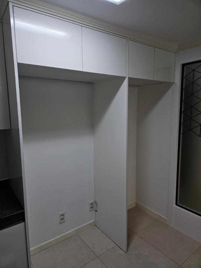 너울백색과 메종라이트오크로 맞춘 냉장고장 리폼 | 구리 갈매동 한라비발디
