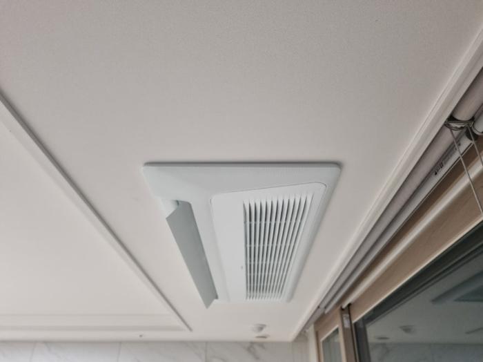 실외기 위치 선정과 배관 결로 방지가 핵심인 시스템에어컨 설치 | 성복역 롯데캐슬골드타운