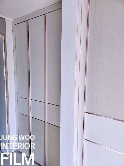 방화문부터 붙박이장까지 톤을 맞춘 필름 리폼 | 강남구 역삼동 자이A
