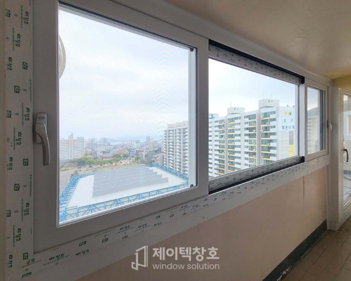 30년 된 알루미늄 샷시를 걷어내고 찾은 온기 | 사천 용강현대아파트