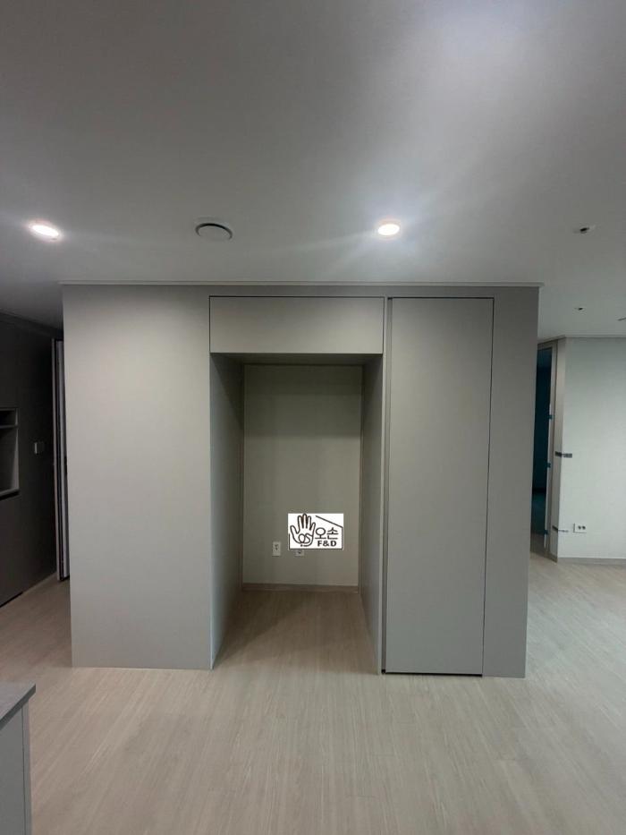 삼성 키친핏 냉장고를 위한 맞춤형 홈바 구성 | e편한세상삼천포오션프라임