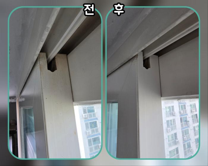 변색된 창틀과 욕실 물때 고민, 전문 코팅으로 말끔히 해결했어요 | 진주 금산 흥한골든빌