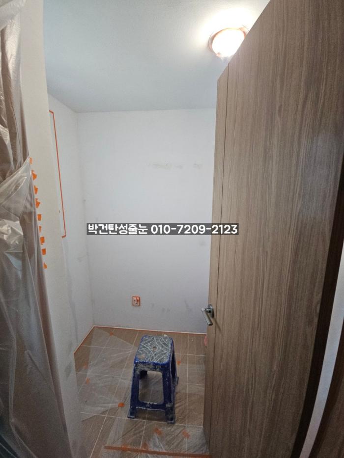 다른 인테리어 공정 후 최종 청소 3일 전으로 잡은 탄성코트 순서 | 거제 오션파크자이