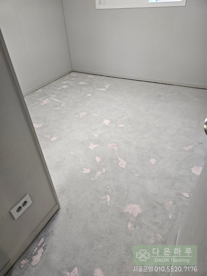 기존 마루를 걷어내고 풍산마루 모네로키 코튼베이지로 바꾼 34평 | 의정부 e편한세상 신곡파크프라임