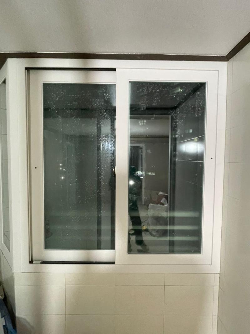 창문 프레임의 면 정리 과정
