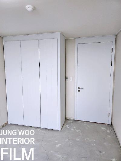 수납장 도어 패널의 마감 처리