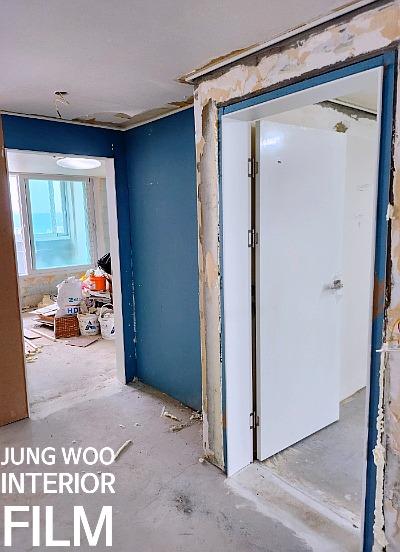 도어와 병가가 인접한 작업 구간