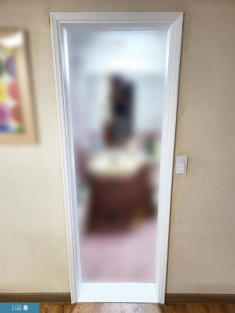 유리 패널과 프레임의 정교한 마감 라인