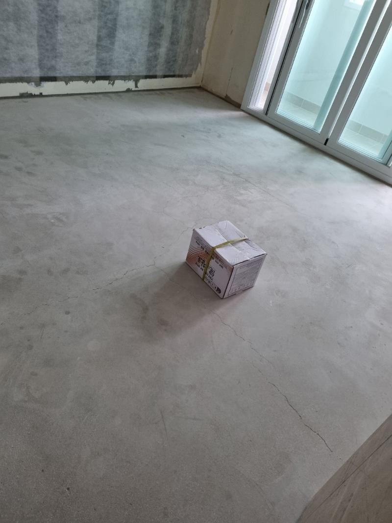 창문 주변의 작업 과정